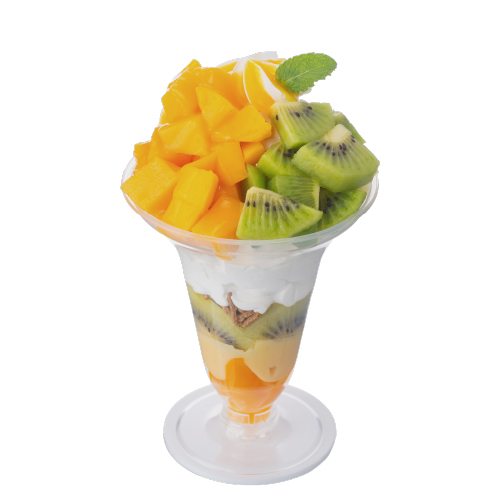 キウイ マンゴー パフェ